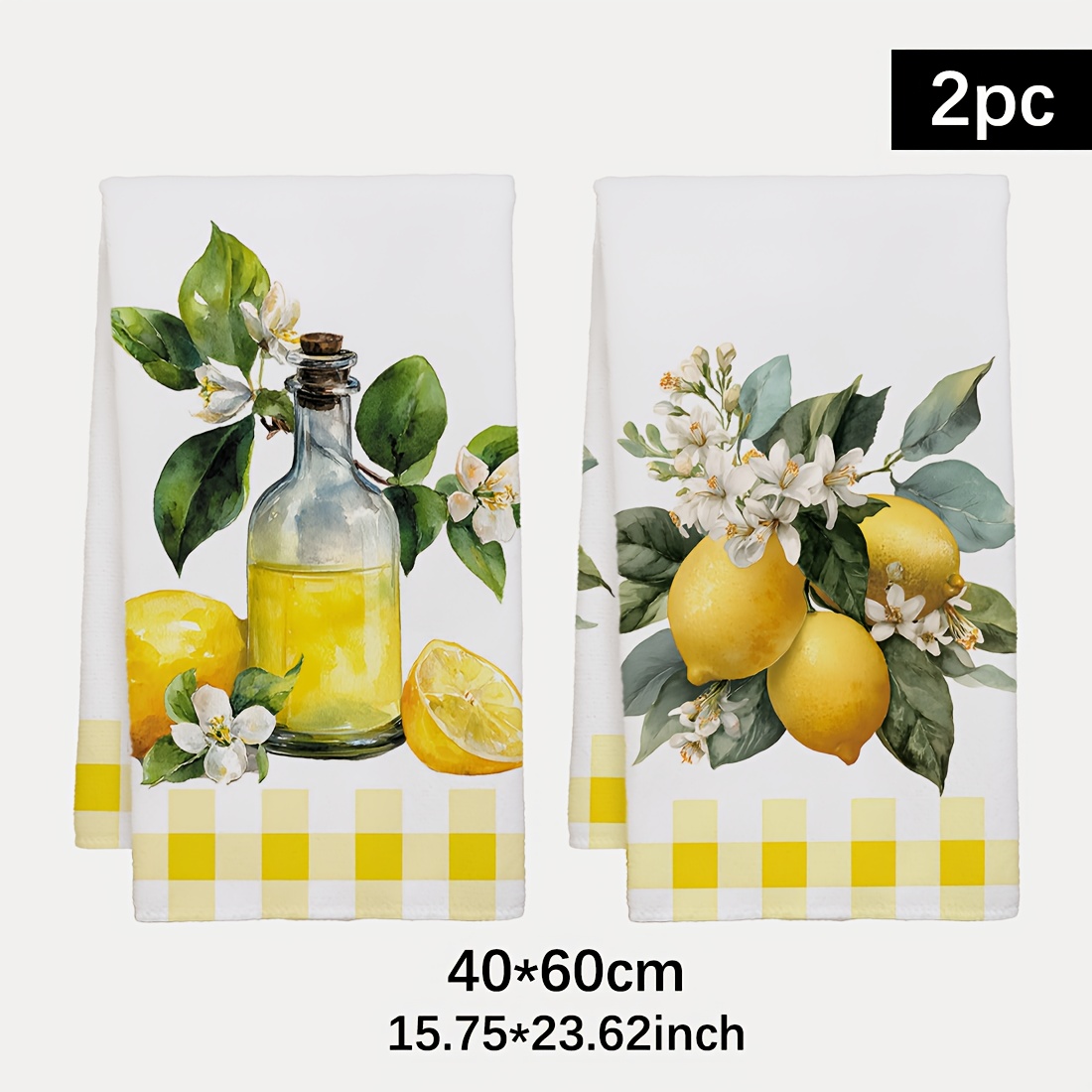 Travel Accessories Best - 2 pièces, serviettes de cuisine à