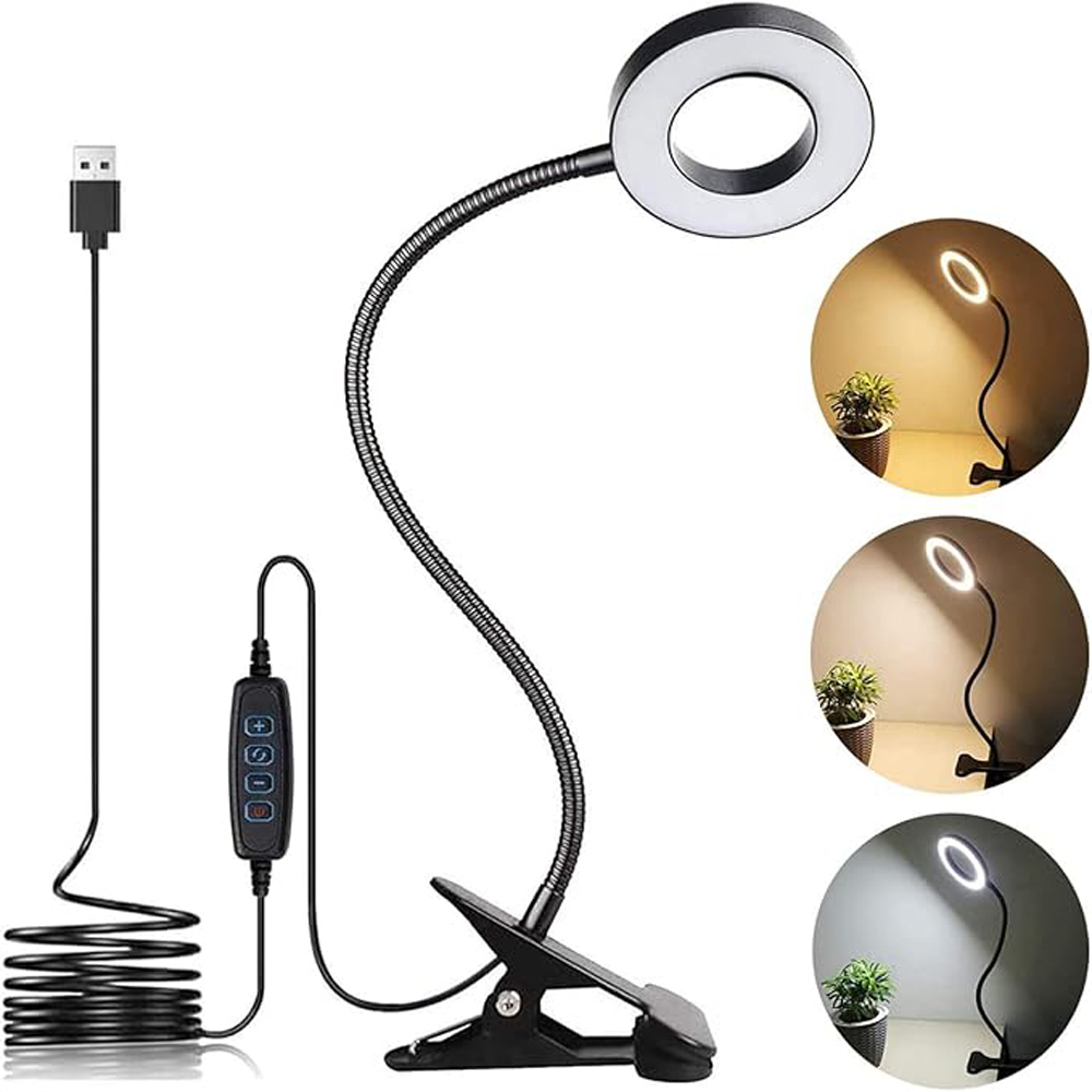 Book Light Flexible - Lampe de lecture LED à clipser,