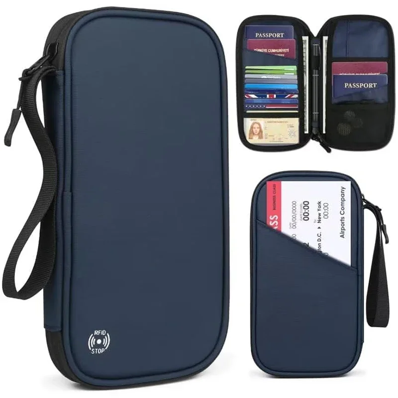 Travel Ziplock Bags - Couverture de passeport de voyage familiale
