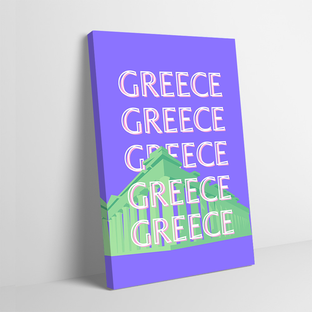 Travel Accessories Greece - Affiche de voyage de la grèce,