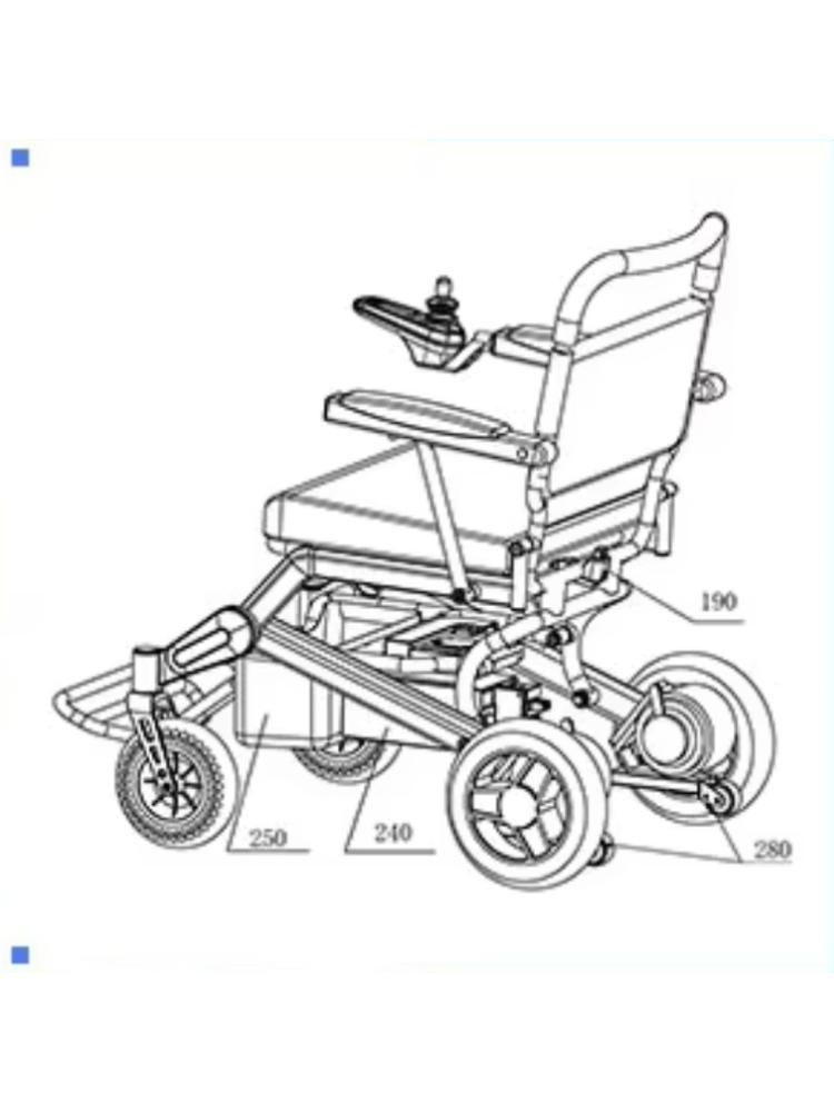 Travel Accessories Singapore - Nouveau Poussette Électrique Pliable Tout-Terrain Ultra