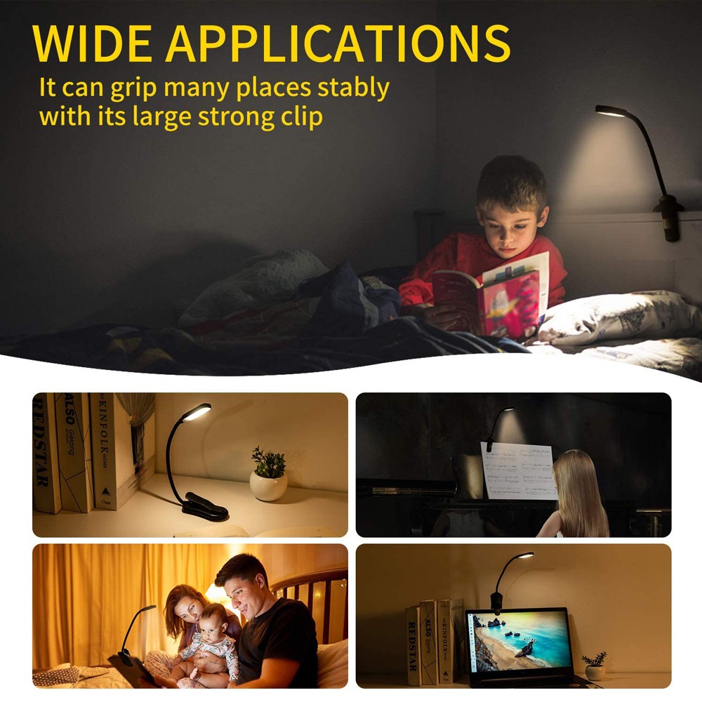 LED livre lumière USB Recharge - Book Light Flexible avis et prix