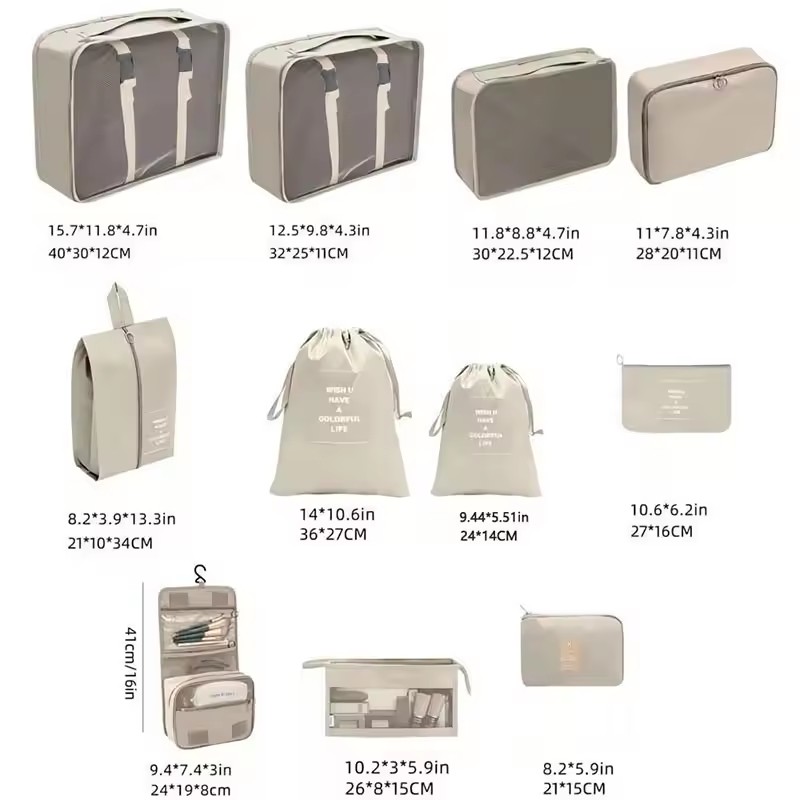 Ensemble de sacs de rangement  - Travel Accessories Kit Bag avis et prix