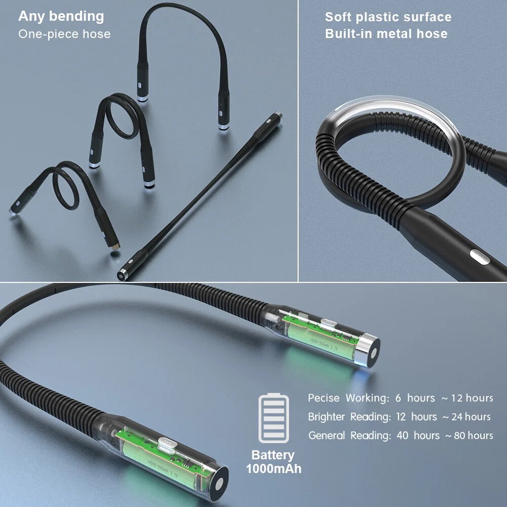 Lampe de lecture au cou, pliab - Book Light Flexible avis et prix