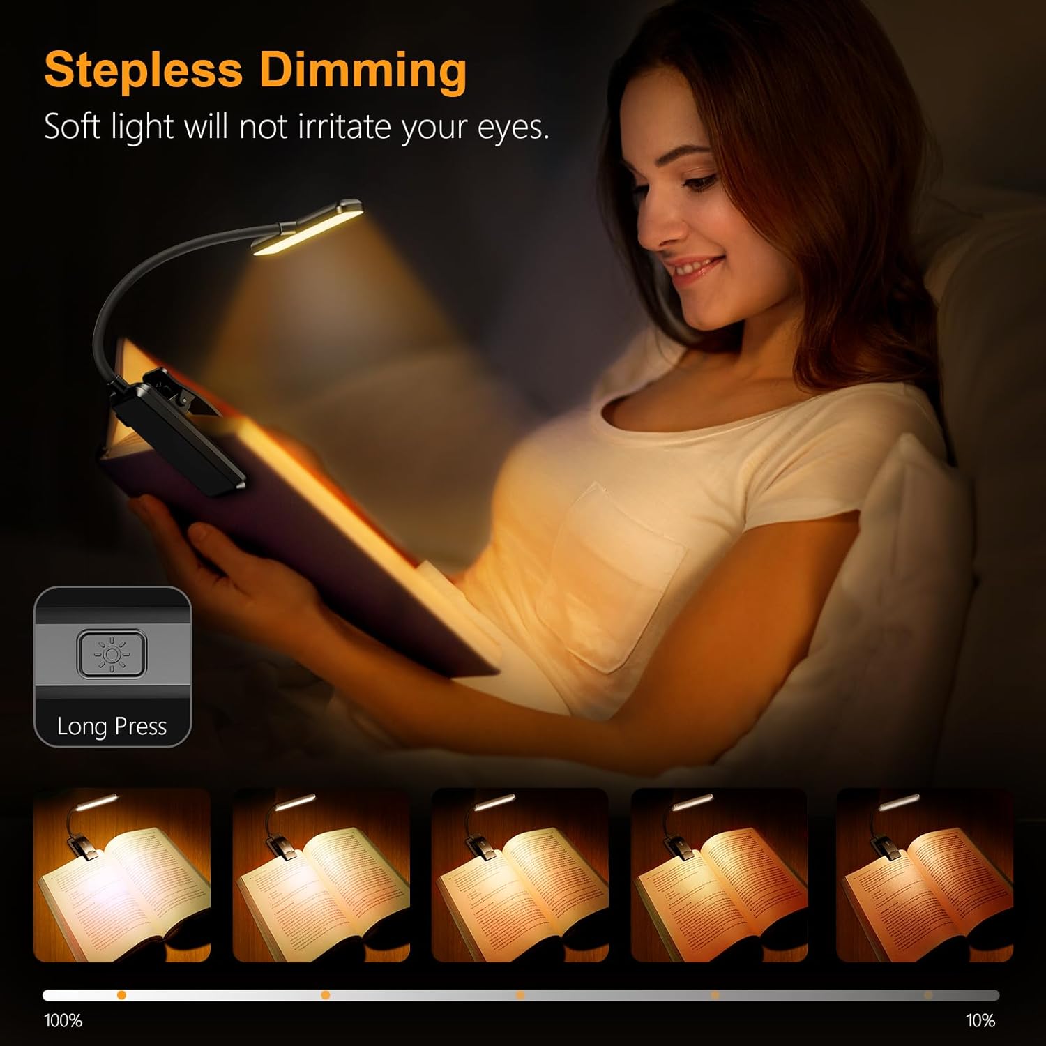 LED livre lumière lampe de lec - Book Light Flexible avis et prix