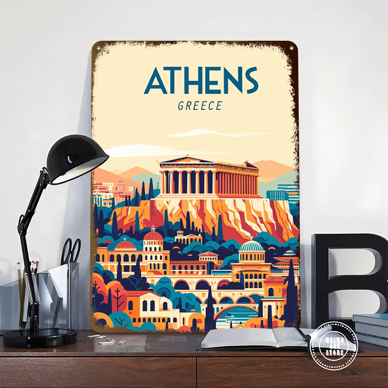 Affiche de voyage en Grèce, pl - Travel Accessories Greece avis et prix