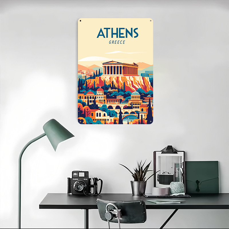 Affiche de voyage en Grèce, pl - Travel Accessories Greece avis et prix