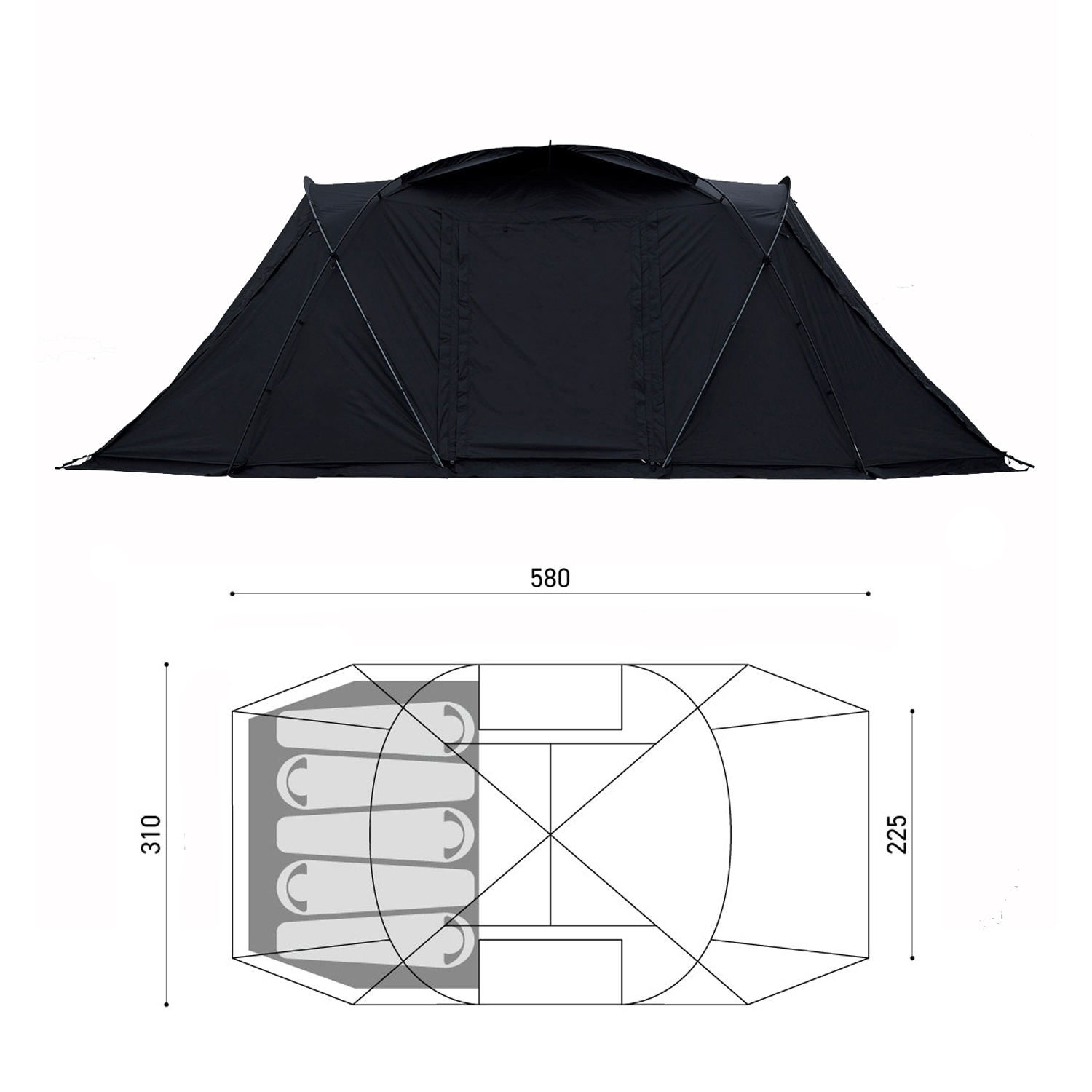 Tente familiale de camping ext - Travel Accessories You Need avis et prix