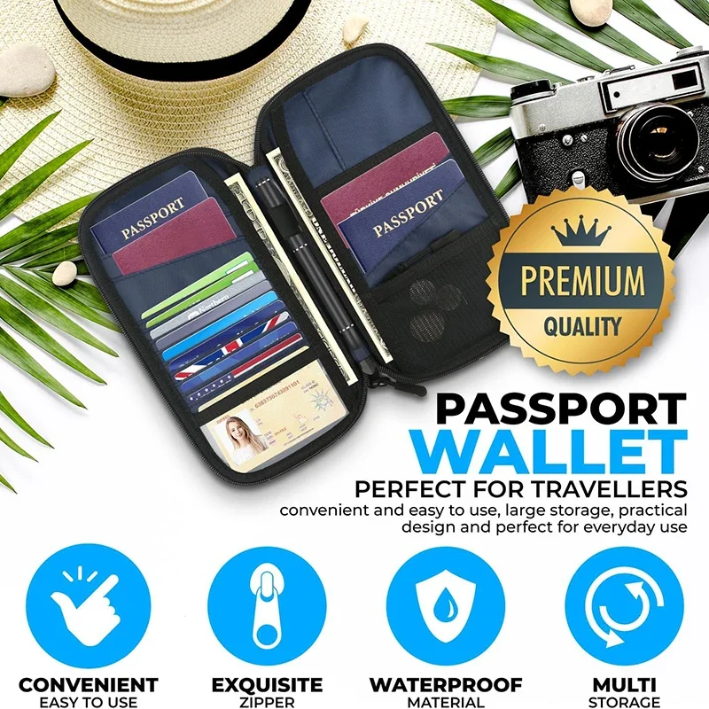 Couverture de passeport de voy - Travel Ziplock Bags avis et prix