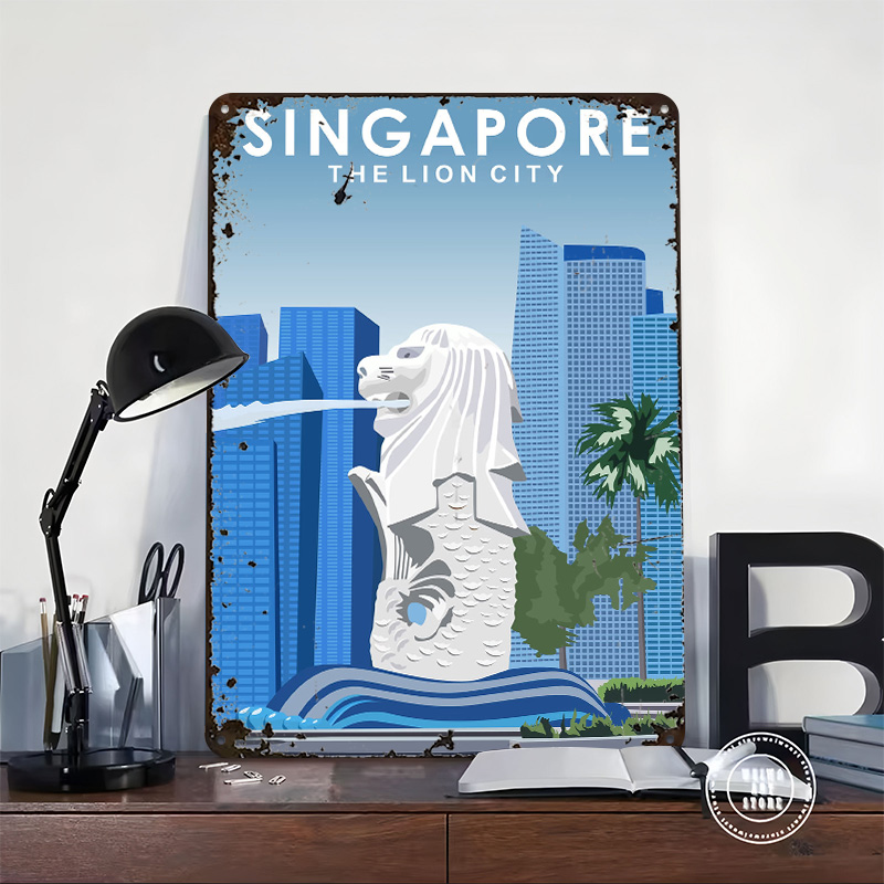 Affiche murale personnalisée e - Travel Accessories Singapore avis et prix
