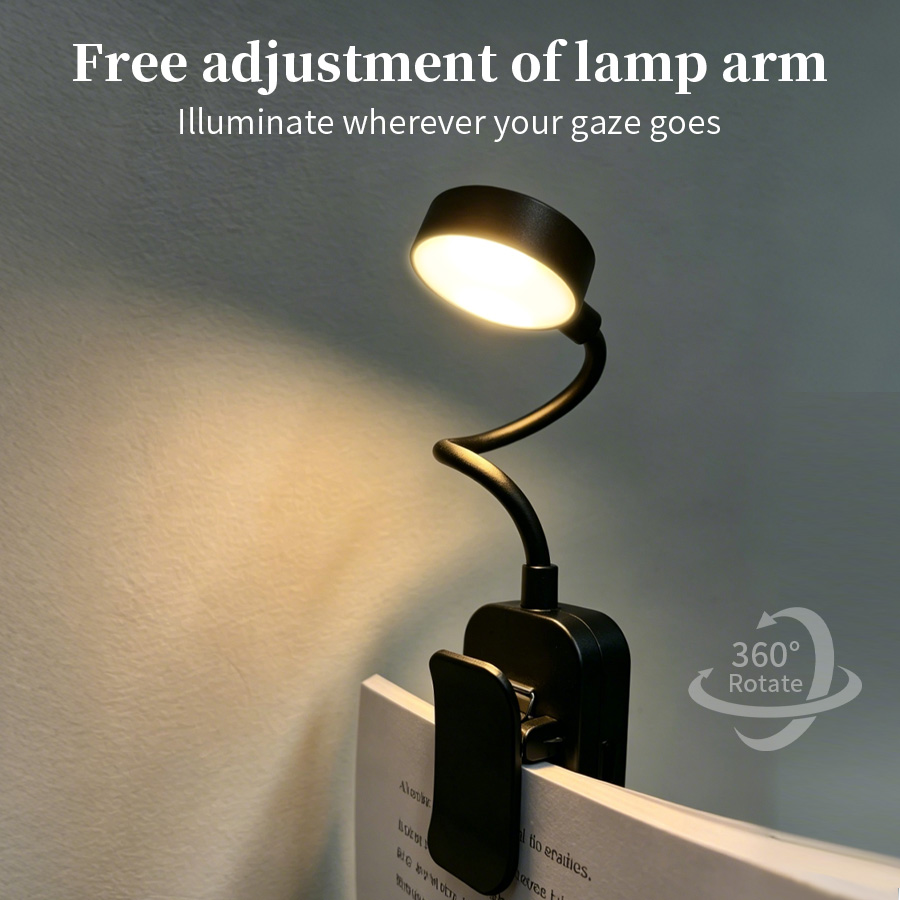 Lampe de bureau LED rechargeab - Book Light Flexible avis et prix