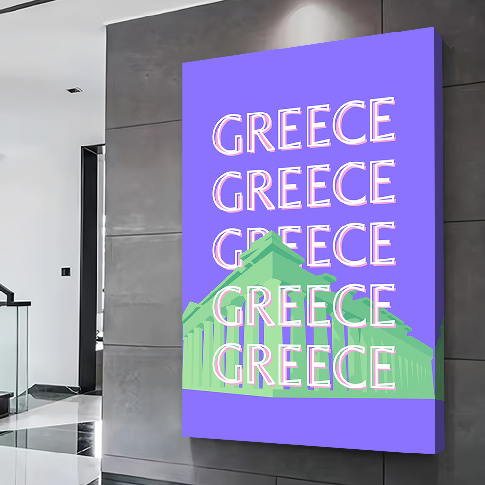 Affiche de voyage de la grèce, - Travel Accessories Greece avis et prix