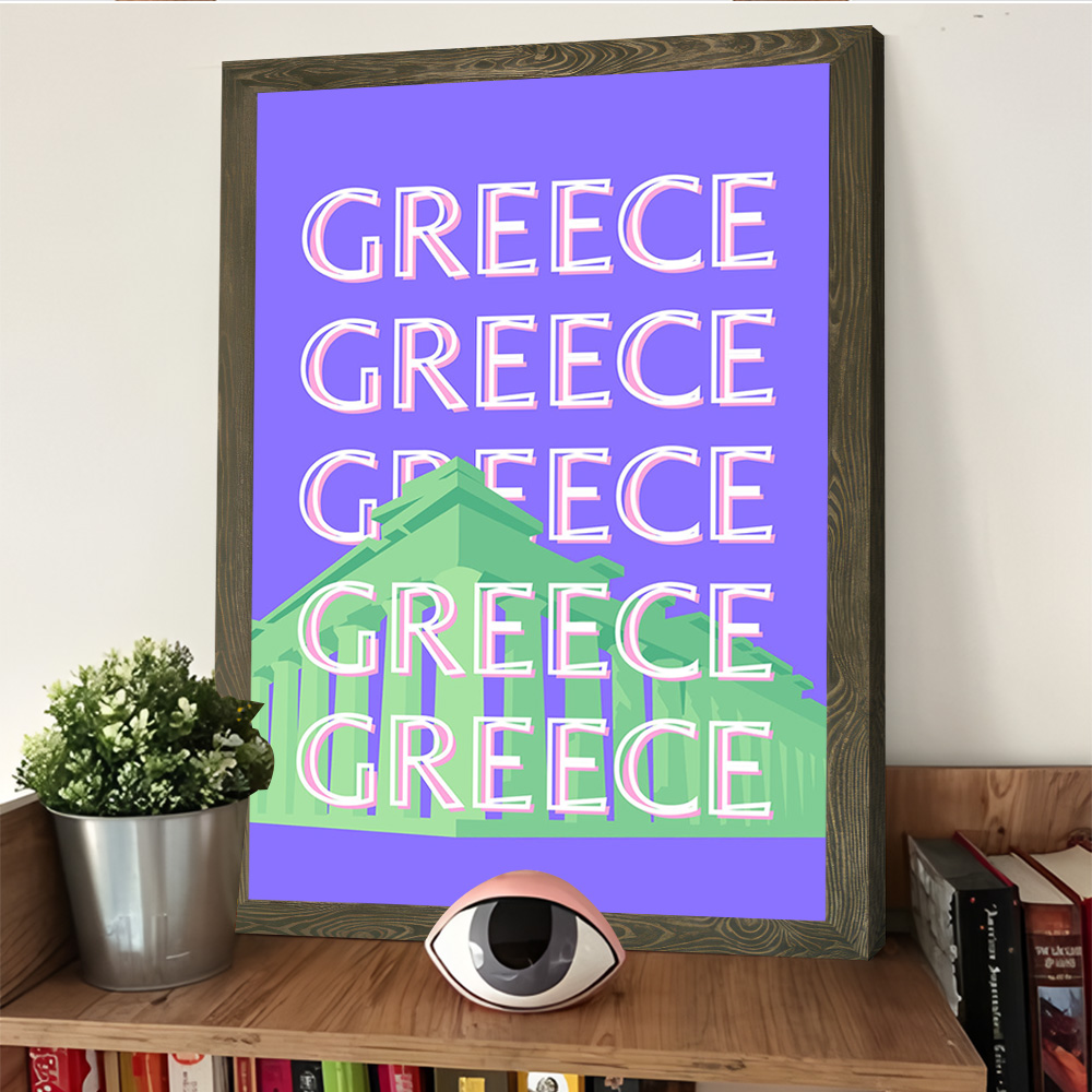 Affiche de voyage de la grèce, - Travel Accessories Greece avis et prix