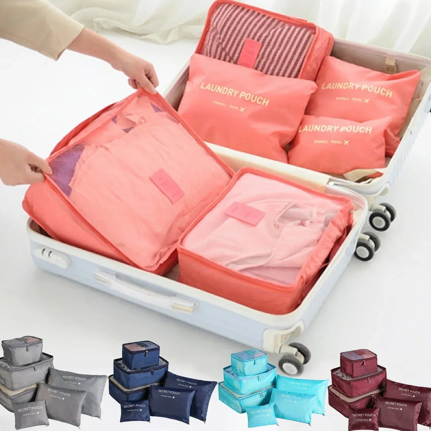 Ensemble de 6 sacs de rangemen - Travel Accessories Kit Bag avis et prix